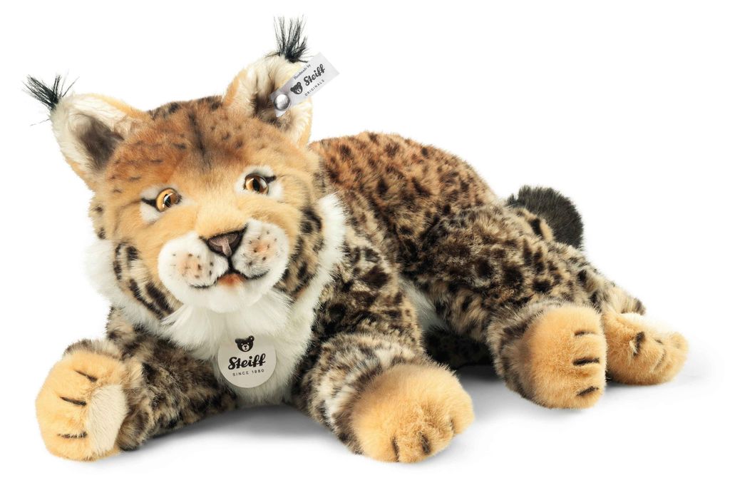Steiff Plüsch Luchs Kuscheltier Mizzy - 35 cm beige Produktbild 
