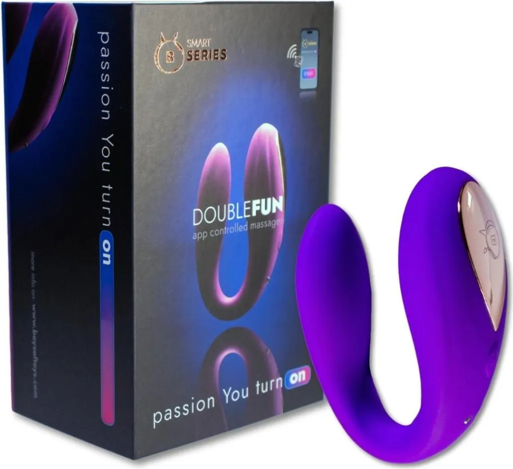Vibrateur Double Fun connecté Purple : l'accessoire couple incontournable