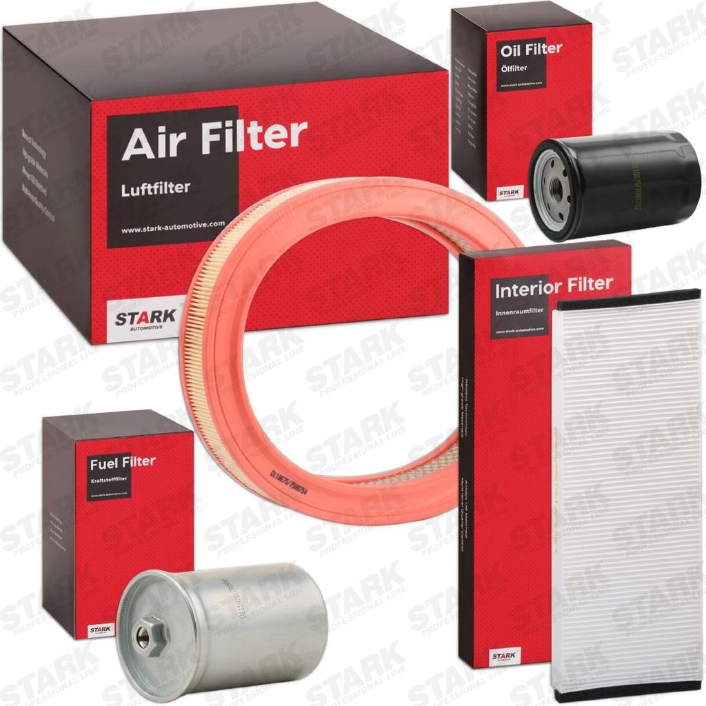 STARK Filterset Inspektionspaket Filtersatz für AUDI 80 Limousine (8C2, B4) 80 (89, 89Q, 8A, B3) 80 Avant (8C5, B4)