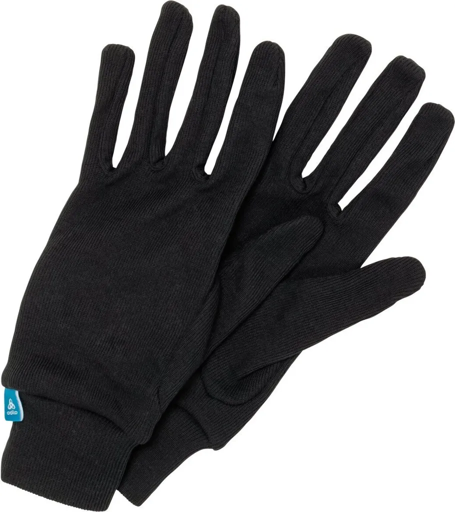 Gants ODLO Active Warm enfants noirs XL pour garder les mains au chaud