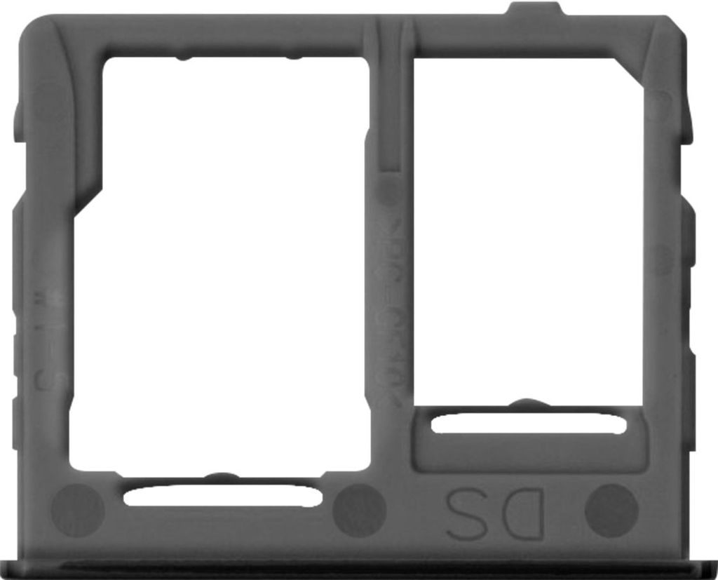1x SIM + 1x Micro-SD Kartenhalter Ersatzteil für Samsung Galaxy A32 5G – Schwarz