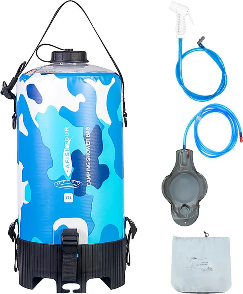 Douche Portable Camping 12L à Pression - Pour Randonnée sans Douche