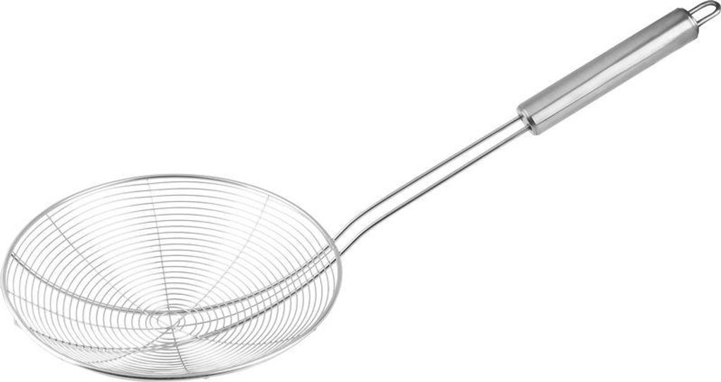 Schaumlöffel MagicHome, Küchen, Schaumsieb, spiralförmig, 20 cm, Edelstahl