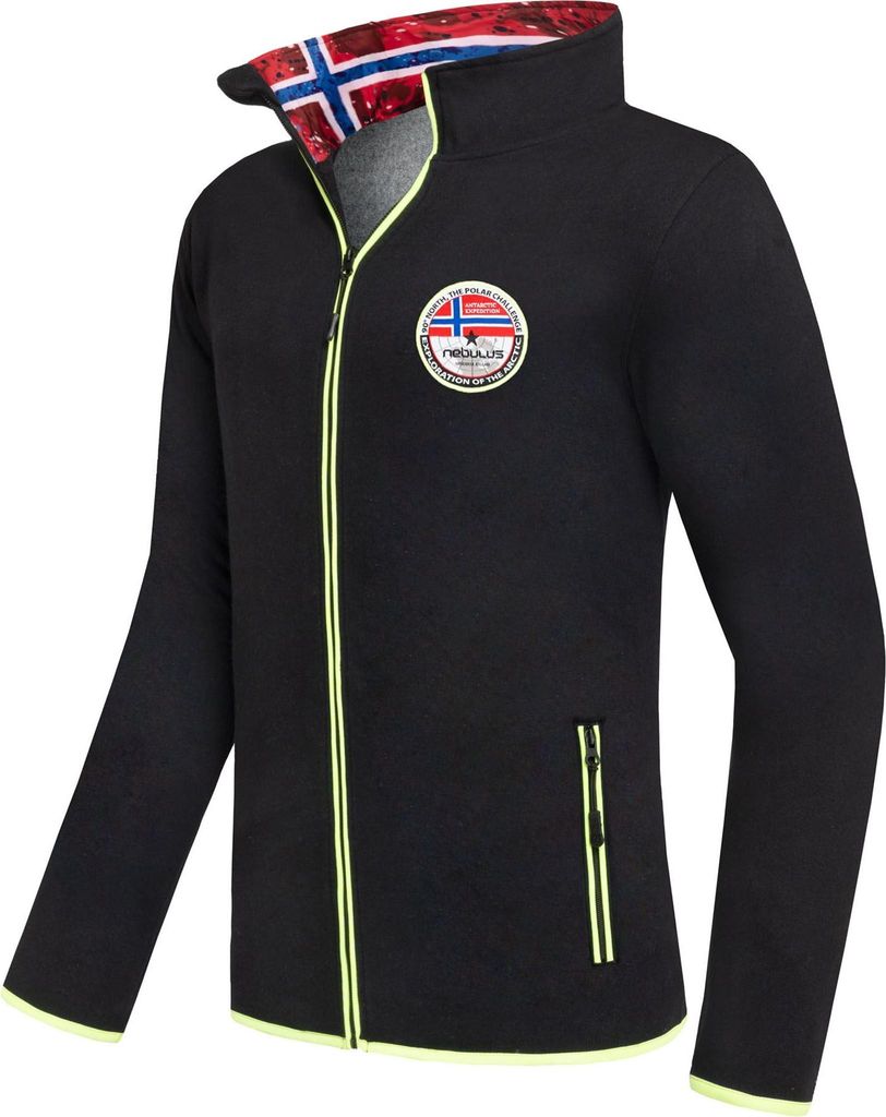 Nebulus Sweatjacke COUNTY Herren, Übergangsjacke , Freizeitjacke , P5470 - Herren, schwarz, M
