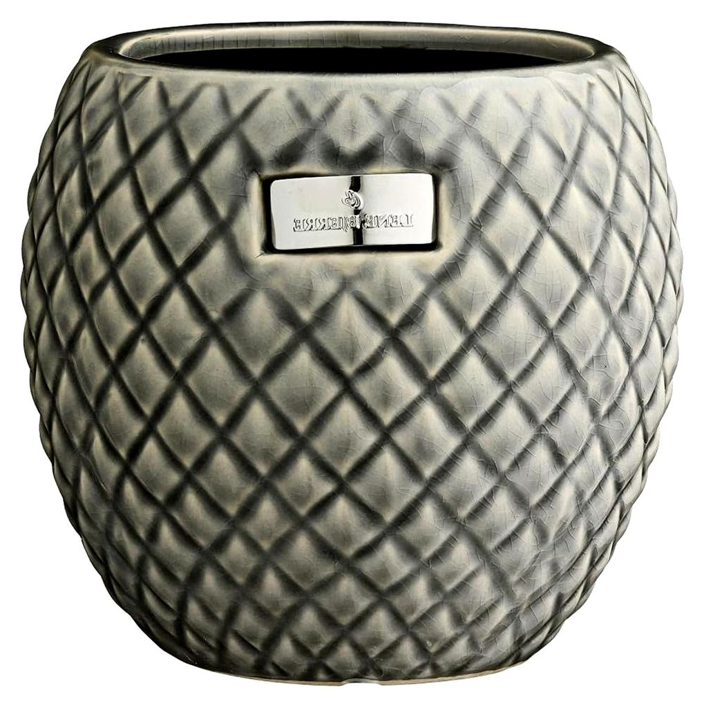 Blumentopf Rosabelle, blau, Keramik