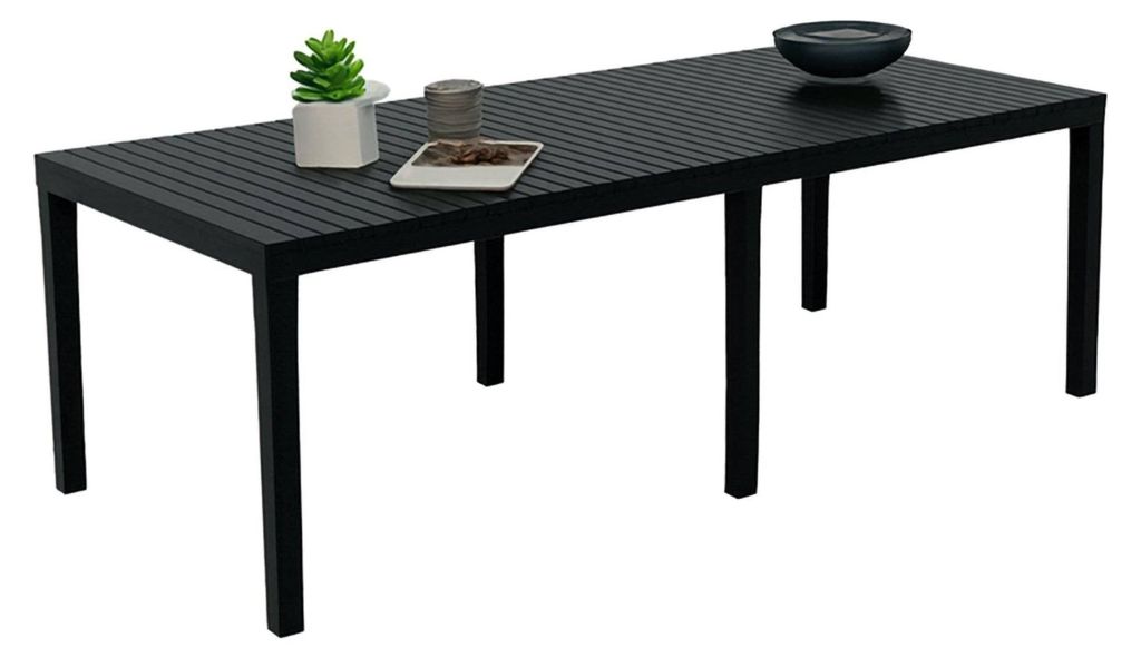 Gartentisch Susa, Rechteckiger ausziehbarer EssRegal, Produktbild 