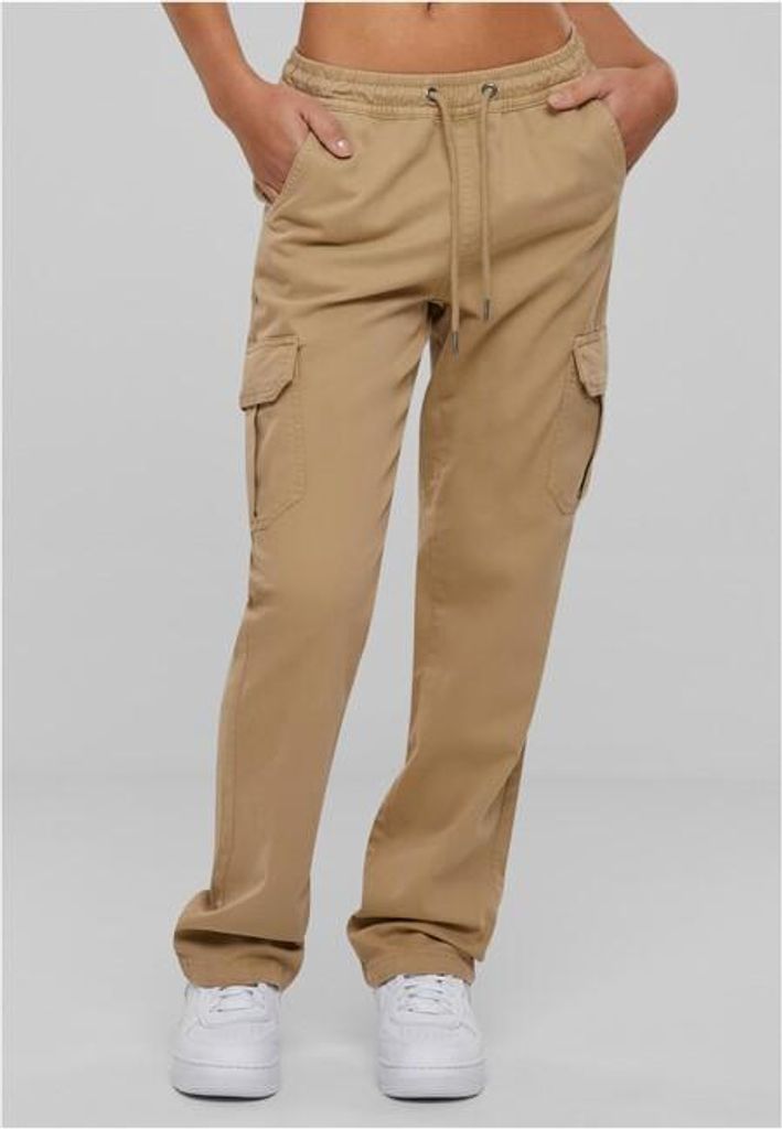 Urban Classics Ladies - High Waist Twill Cargo Hose - M Produktbild 