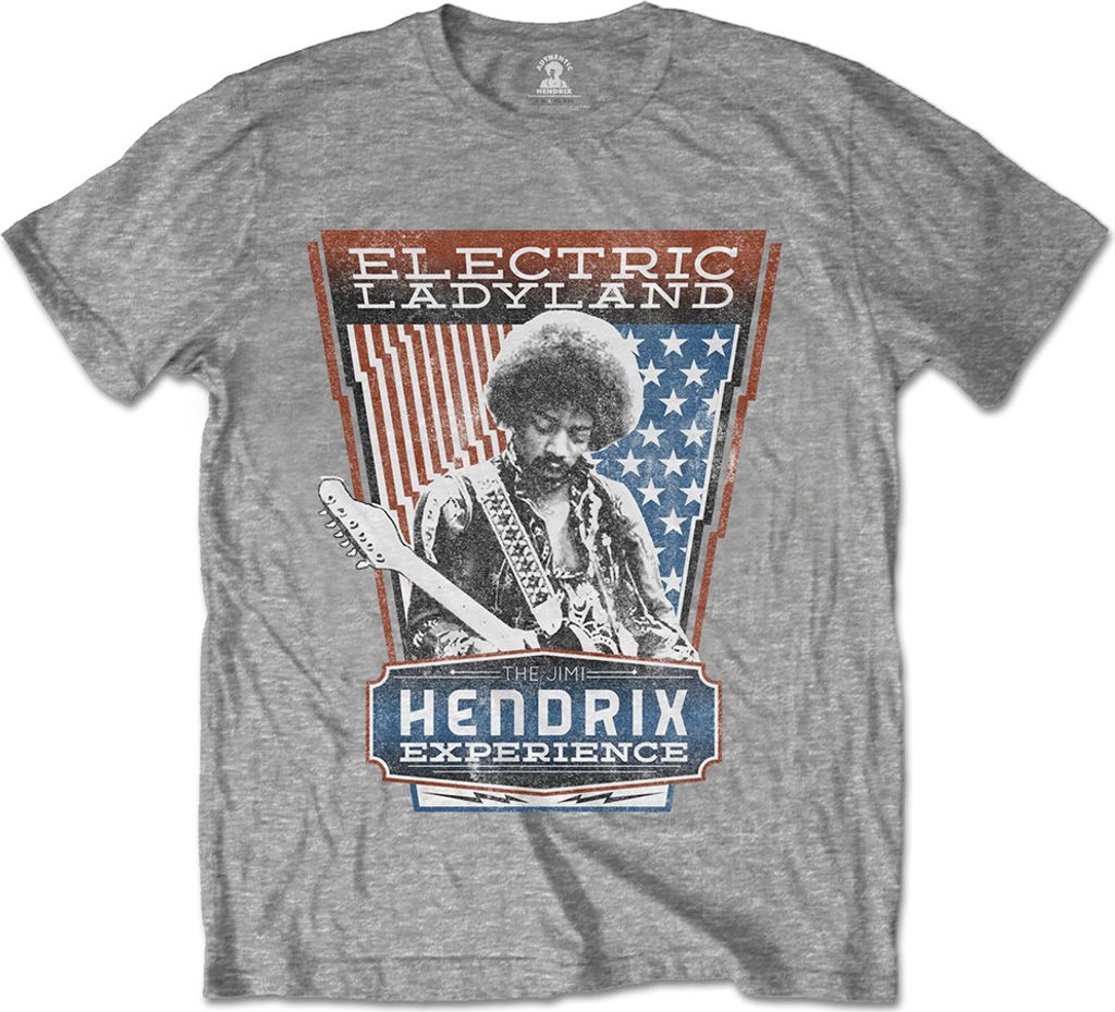 Jimi Hendrix Electric Ladyland Grey L T-Shirt Produktbild 