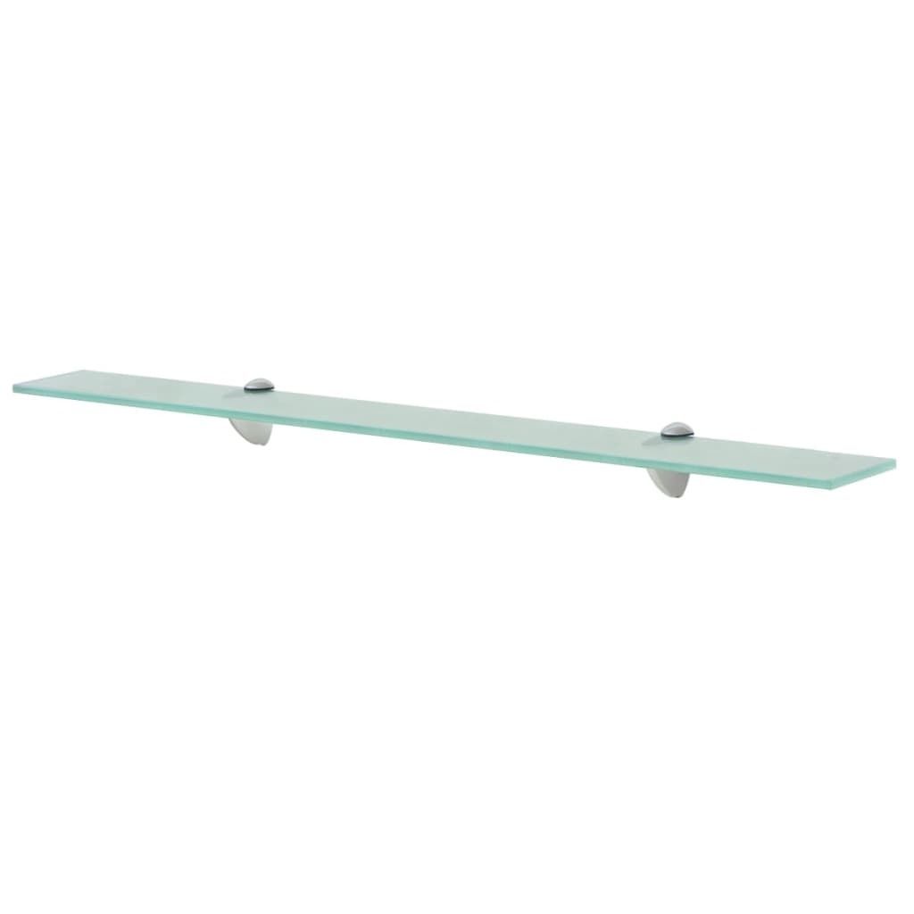 vidaXL Mensole galleggianti 2 pz. Vetro 80x10 cm 8 mm Immagine del prodotto 