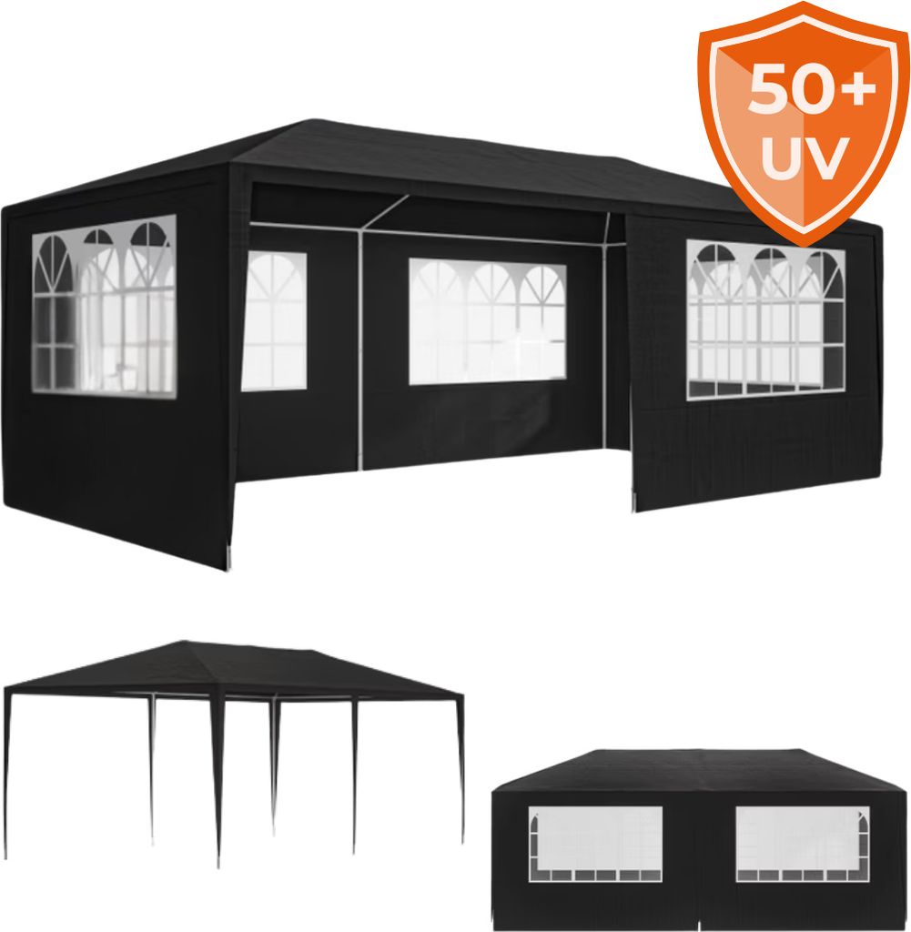 Párty stan NEAPOL, 3x6m, antracitová Obrázek produktu 