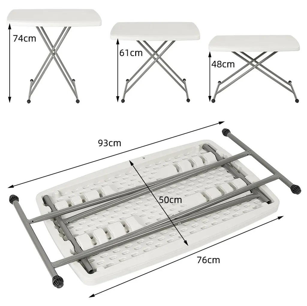 Table d'appoint pliante multi-usage pour salon et terrasse modulable