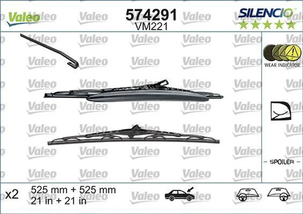 Dites stop aux traces avec le balai d'essuie-glace Valeo 574291 OE Passat