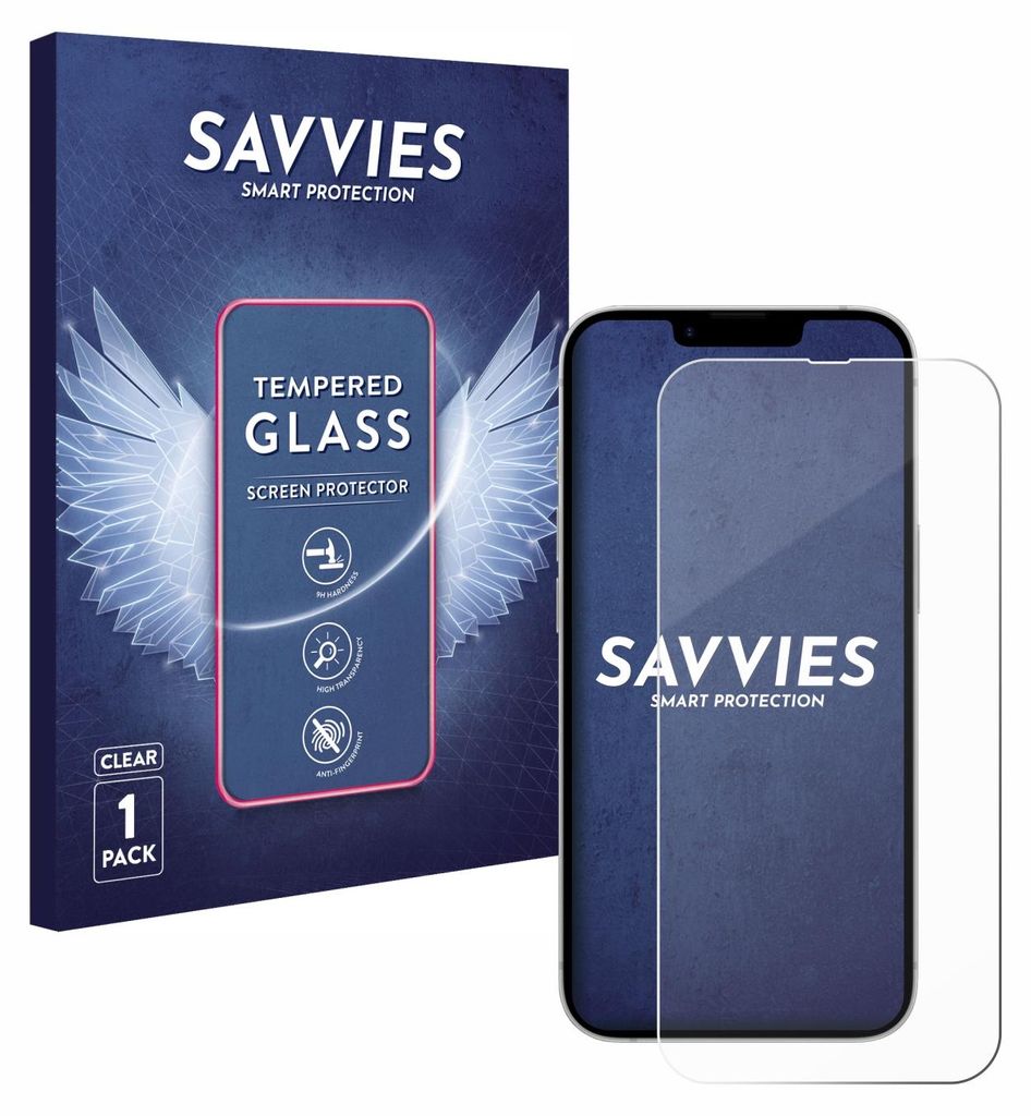 Savvies Schutzglas für Apple iPhone 17e Displayschutz 9H Glas klar transparent