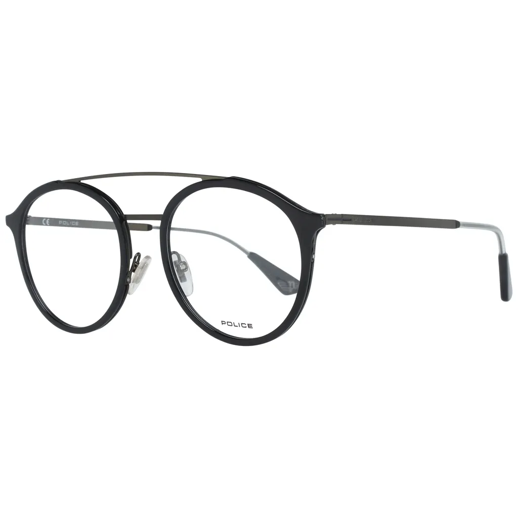 Police VPL688 0700 Occhiali da Vista Uomo Nero - Montatura Originale