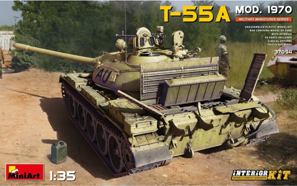 Maquette T-55A 1970 MiniArt 1/35 idéale pour Diorama Militaire Réaliste