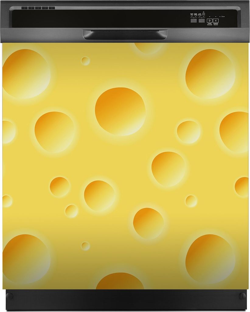 Magnete Dekorative 60x60 cm Küche Magnetmatte Spülmaschine - gelber Käse