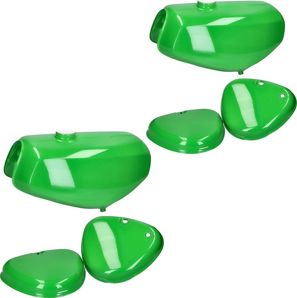 Set 2x Tank / Benzintank für Simson S51 / S50 / S70 mit Seitendeckel g