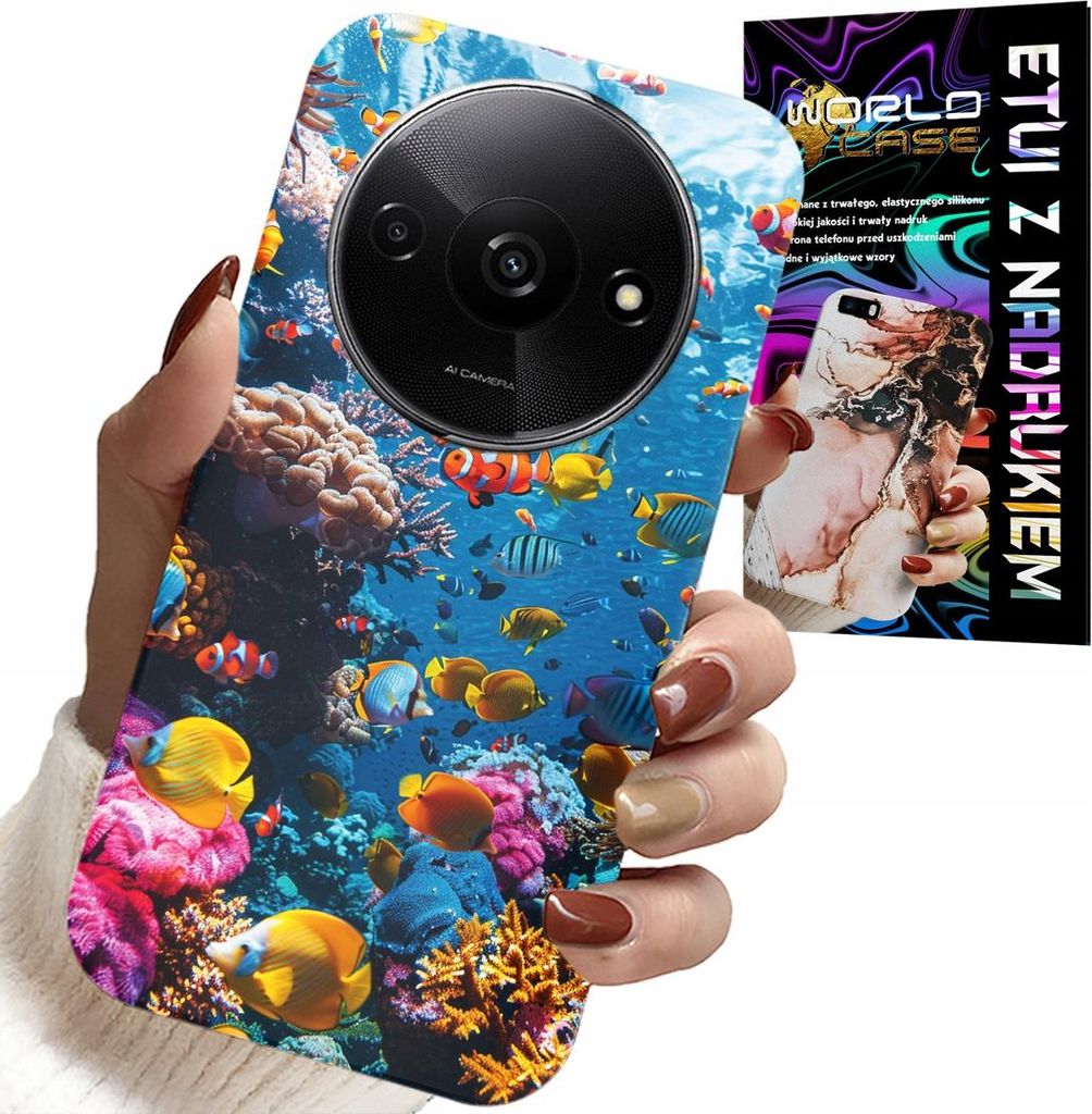Fall Für Xiaomi Redmi A3 - Riff Bunten Fisch Unterwasser-Fischwelt
