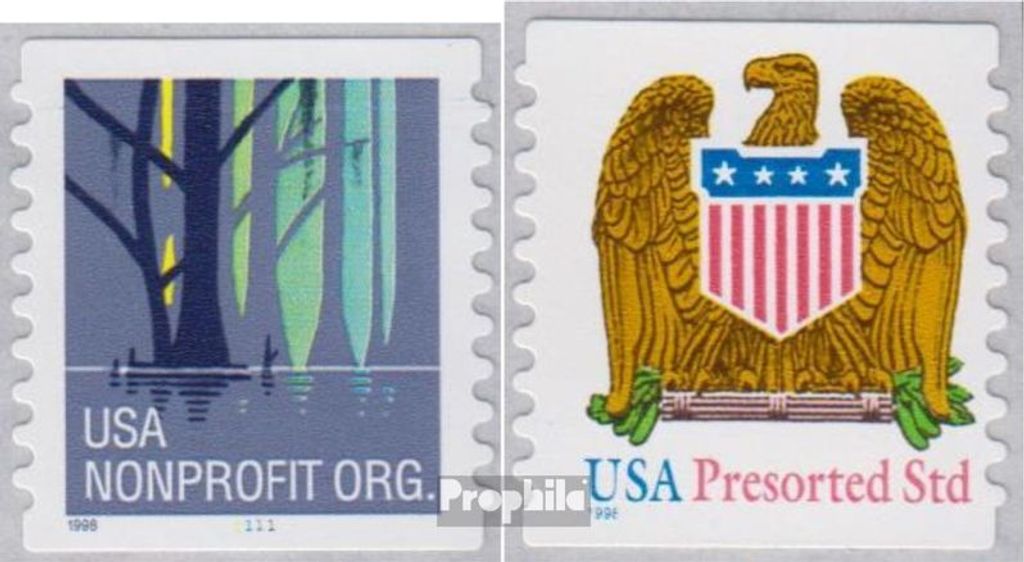 Briefmarken USA 1998 Mi 3067-3068 (kompl.Ausg.) postfrisch Freimarken