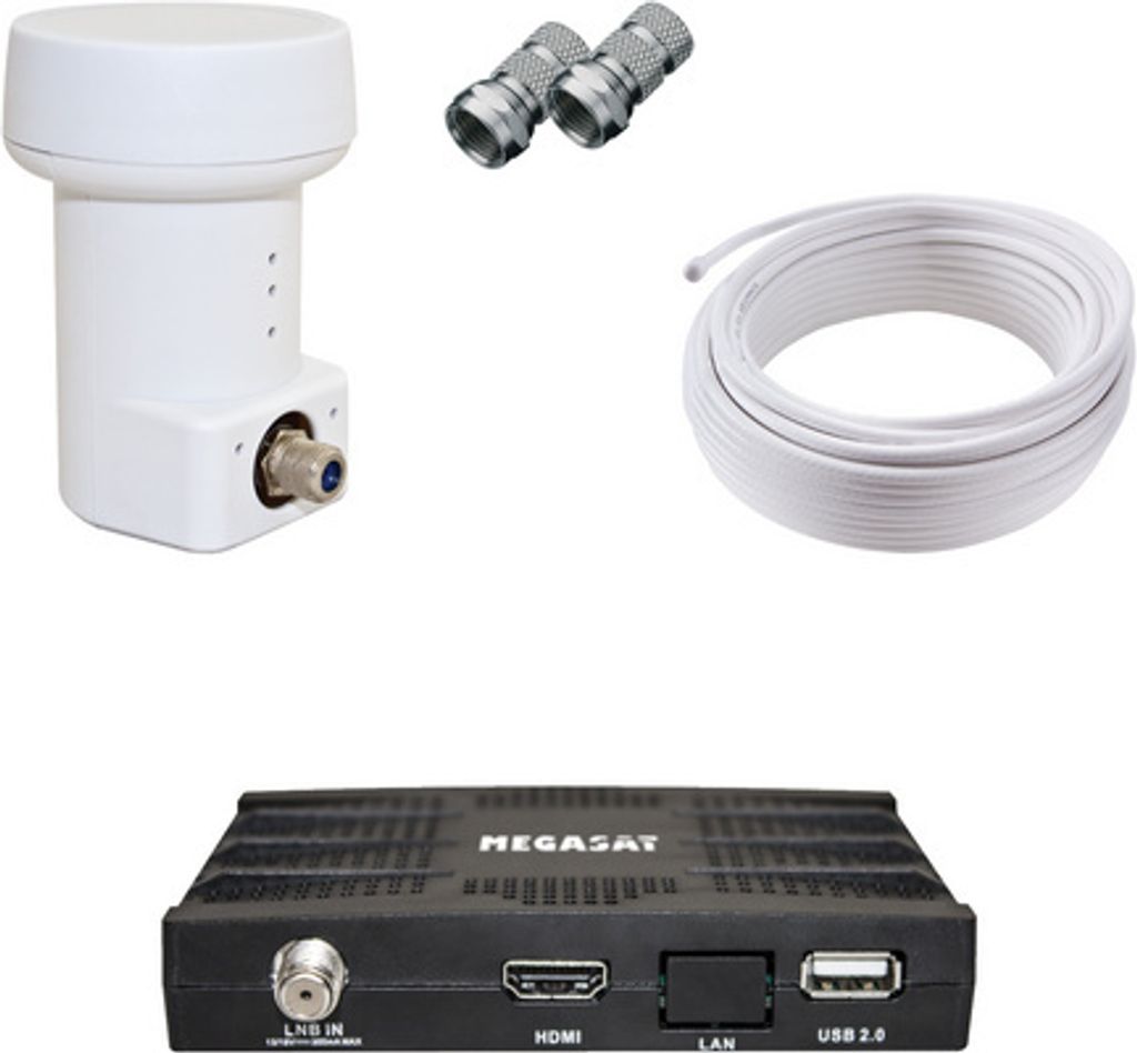 Megasat Camping suitcase HD - Mobiles Satelliten-TV-System - Parabolantenne