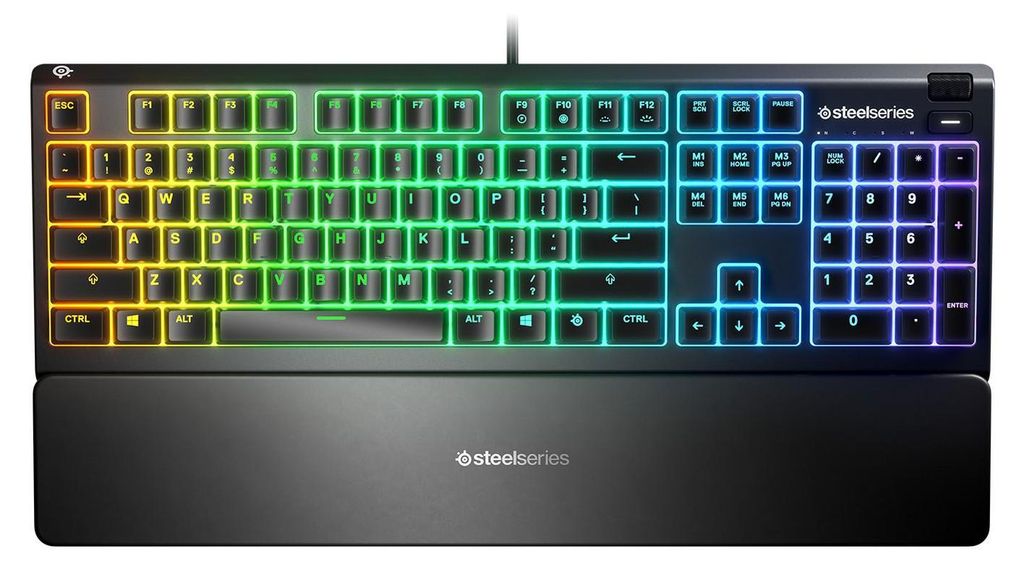 Steelseries Apex 3, Volle Größe (100%), Kabelgebunden, USB, Produktbild 