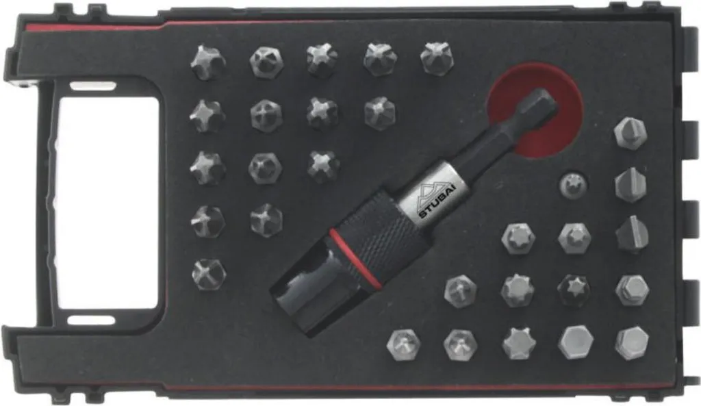 Jeu d'embouts de vissage 1/4 professionnel STUBAI 31 pièces