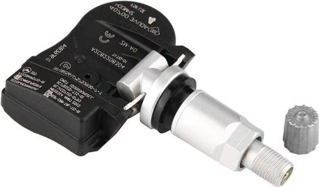 Moyeu de Roue Avant 407001LA0A - Lot de 2 avec TPMS Métal Noir