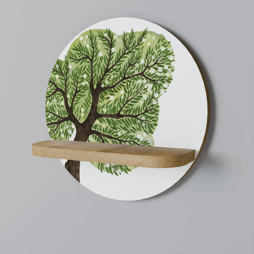 Étagère murale ronde WILDERNESS DASH pour décoration de salon moderne