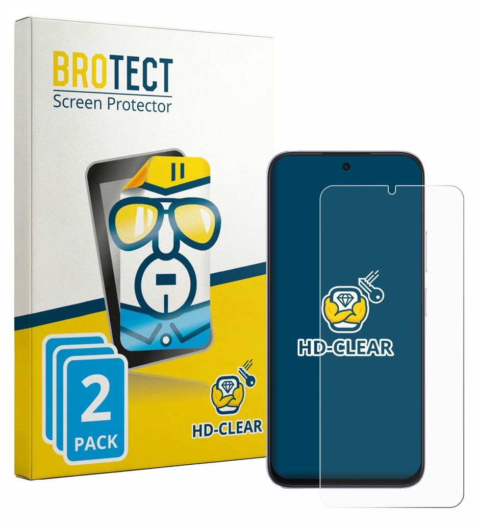 2x Für Honor Play 80 Schutzfolie BROTECT Displayschutz Display Schutz Folie Klar Transparent