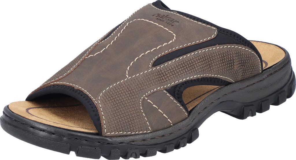 Rieker pánské mule tobacco-brown-black, Barva:hnědá, EU Obrázek produktu 