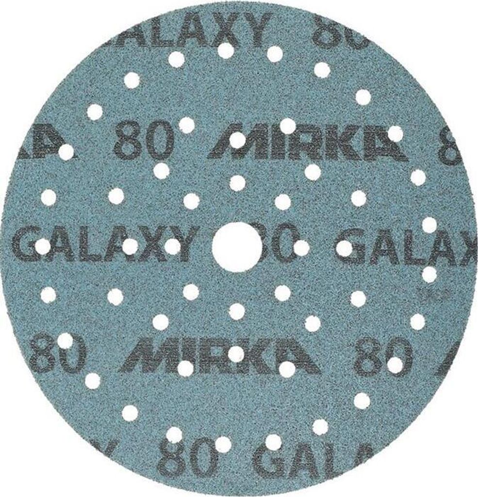 Haftschleifscheibe GALAXY Grip Multifit 150 mm Krnung 80 fr Holz / Metall / Lack / Kunststoff Keramik/Korund Lochanzahl 72
