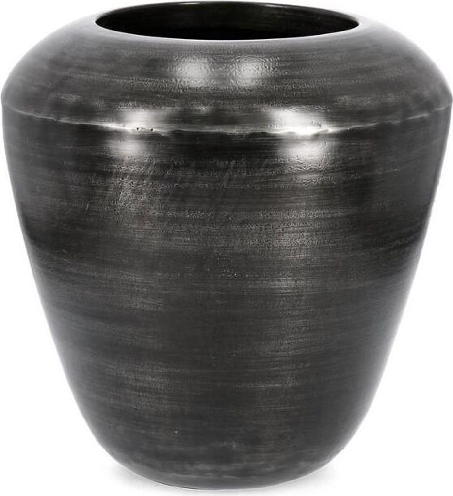 Topf aus Aluminium in Schwarz