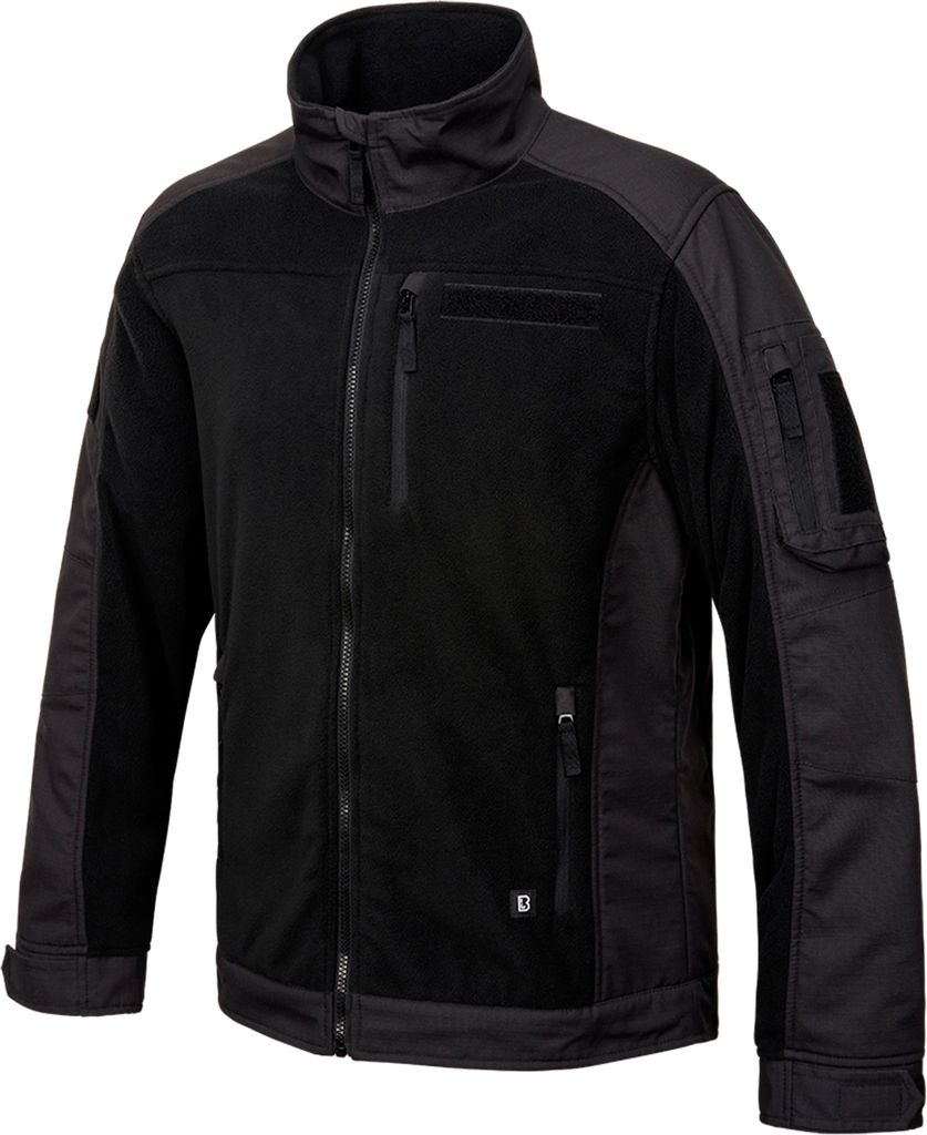 Brandit Fleece Ripstop Outdoorjacke Größe 6XL Farbe Schwarz