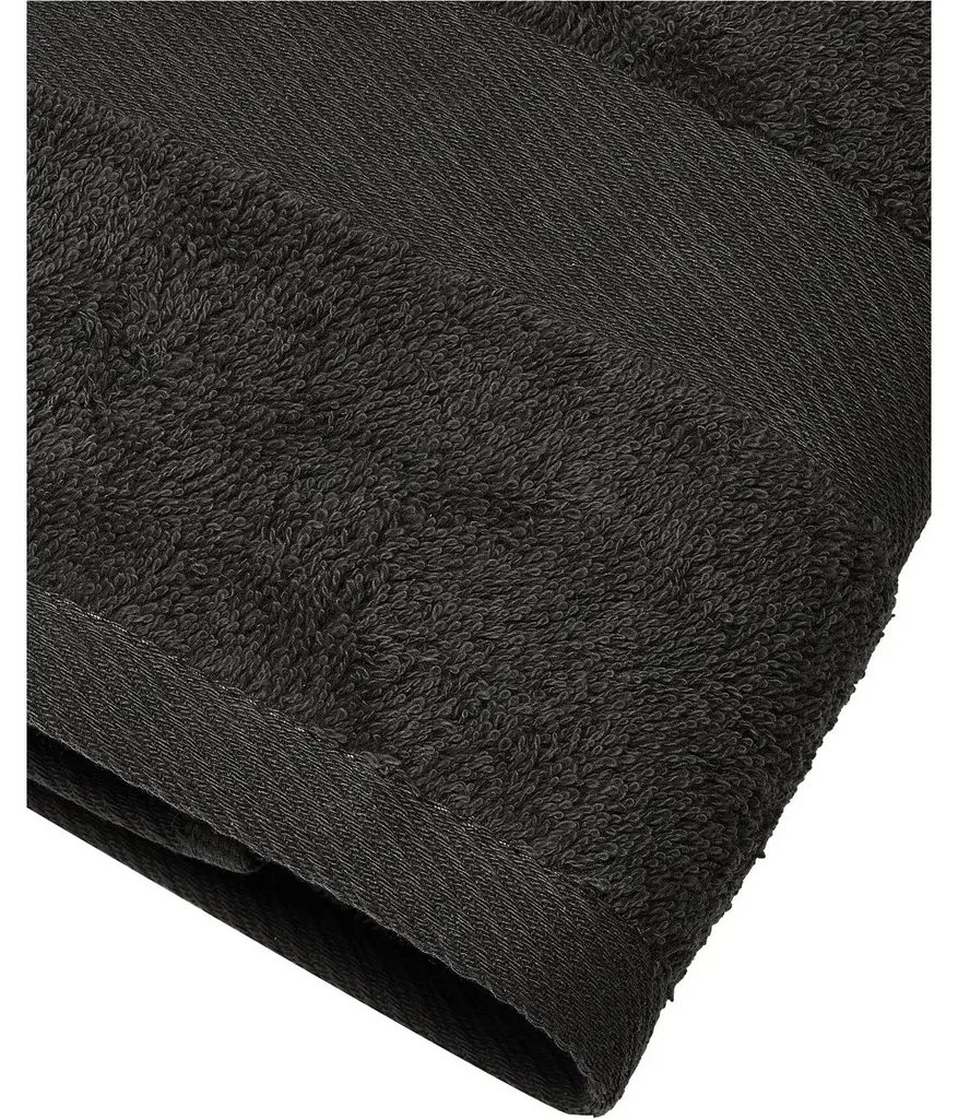 Grande serviette de toilette noire 100x150 cm idéale pour la douche