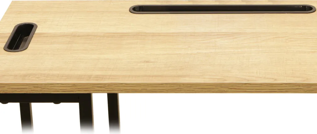 Bout de Canapé avec Support Tablette Intégré - Table de Salon Design Slim - 3