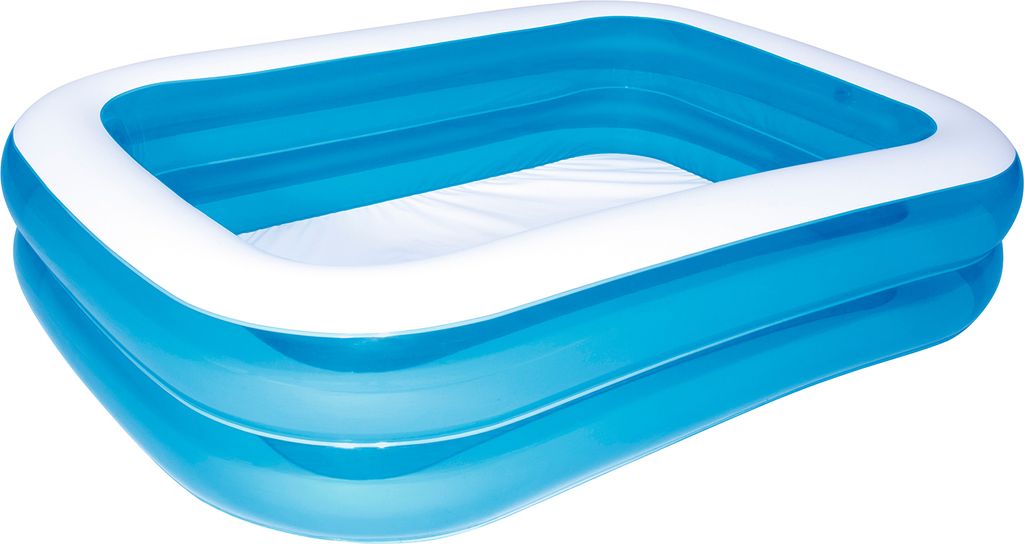 Bestway Family Pool 211 x 132 x 46 cm, blau, eckig