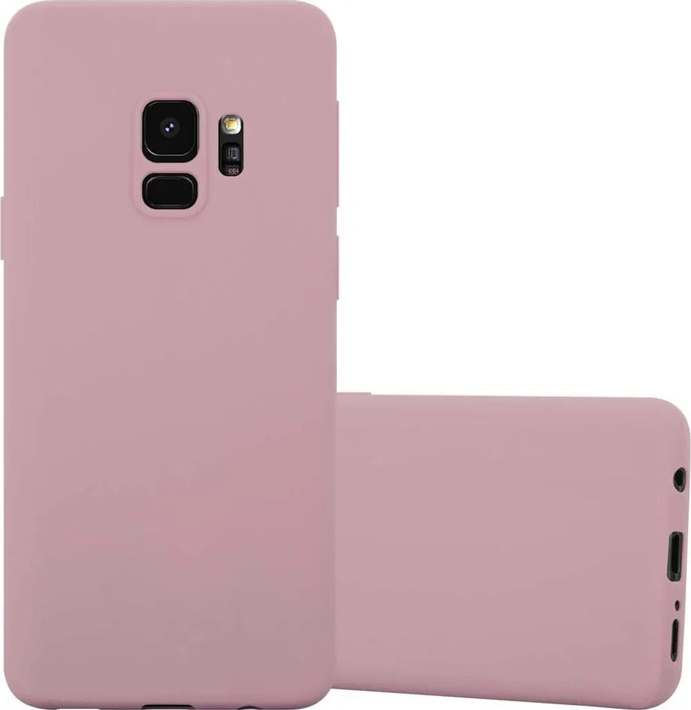 Custodia Cadorabo Rosa per Samsung Galaxy S9 | Cover Silicone TPU Morbida