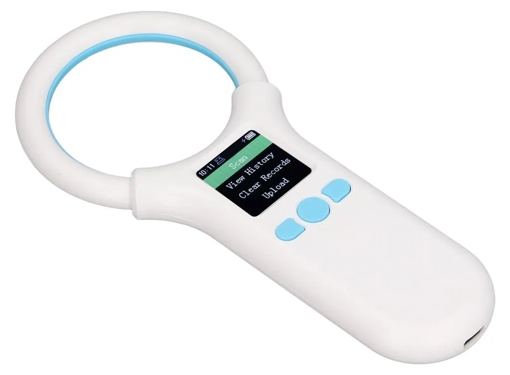 Lecteur puce animaux 134,2 kHz écran OLED scanner d'identification USB - 4