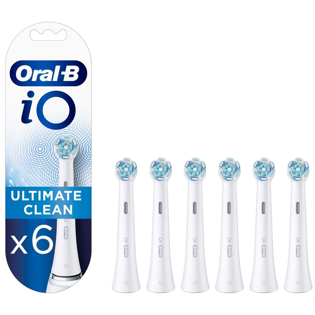 Oral-B IO Ultimative Reinigung Aufsteckbürsten 6er weiß Produktbild 