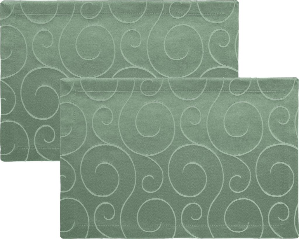 Erwin Müller Tischset 2er-Pack salbei 35x50 cm