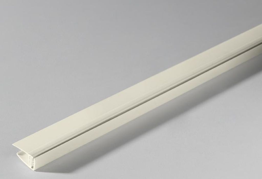 Kunststoff Abschlussprofil Baumwolle klippbar 260 cm