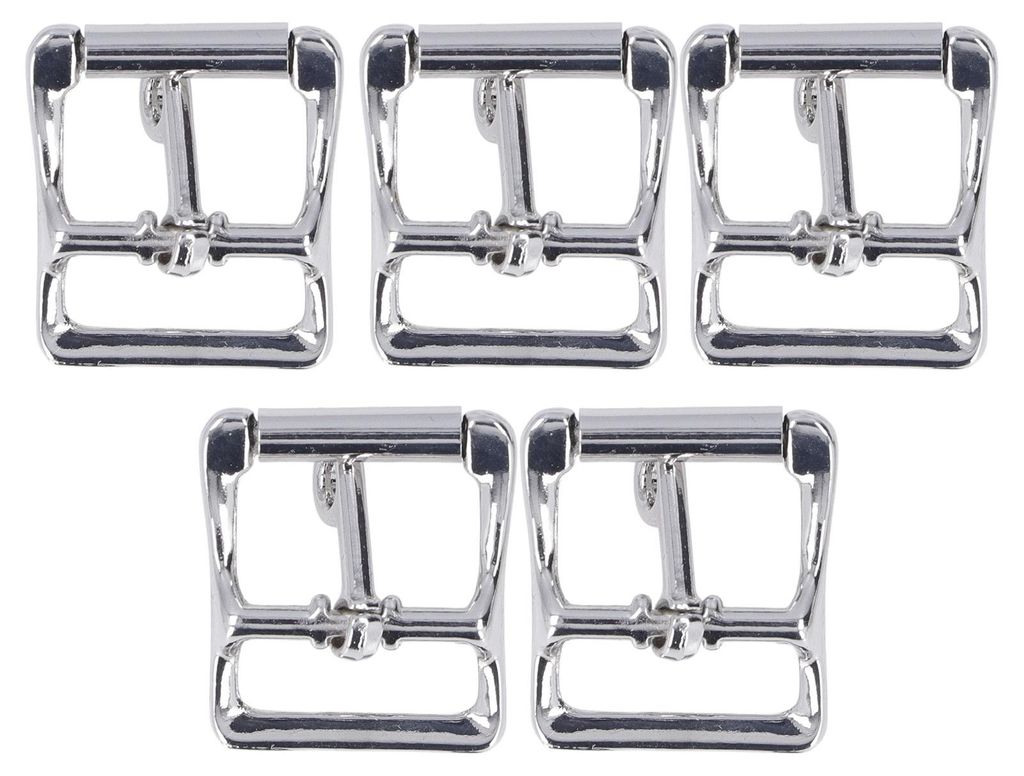5Pcs Gürtelschnalle Einfache stilvolle einfache Installation Metallschnalle Ersatz für die Herstellung von Taschen Brieftasche Haustier Halsbänd...