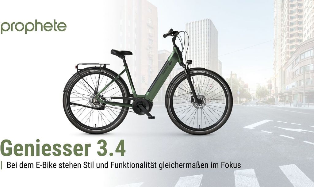 PROPHETE GENIESSER 3.4 Mittelmotor City E-Bike 28", 360 Wh Produktbild 2