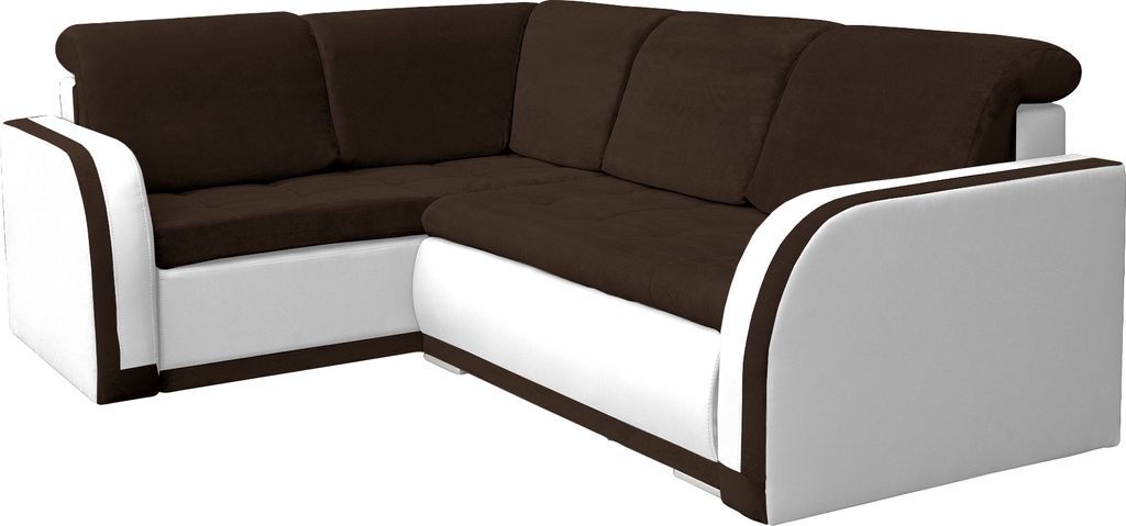 Ecksofa mit Schlaffunktion und Bettkasten, Couch für Wohnzimmer, Schlafsofa Sofagarnitur, Sofa Eckcouch L-Form Wohnlandschaft mit Bettfunktion - V...