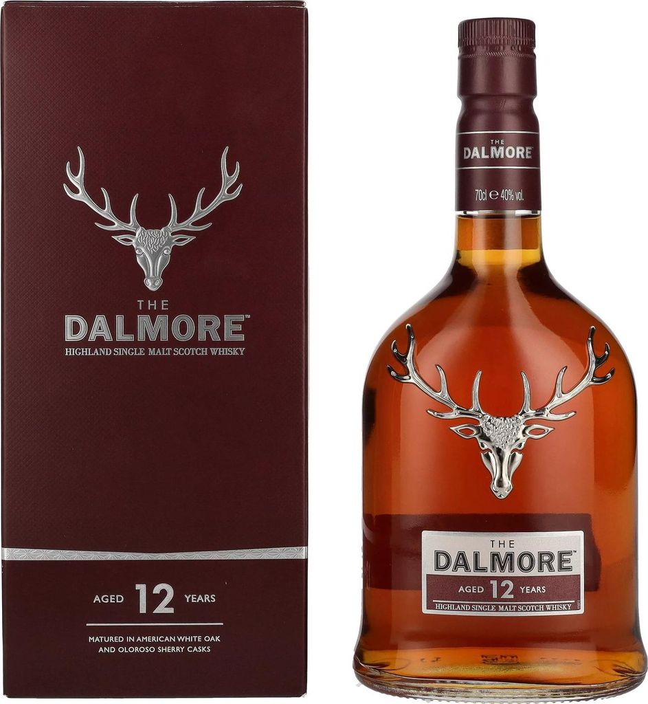 Dalmore 12 Jahre Highland Single Malt Scotch Whisky in Produktbild 