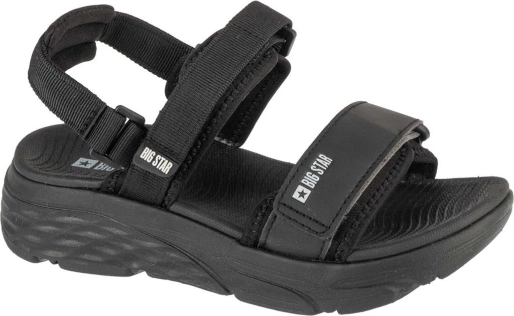 Sportliche Sandalen Damen Auf Plattform Big Star RR274A077 Schwarz 38