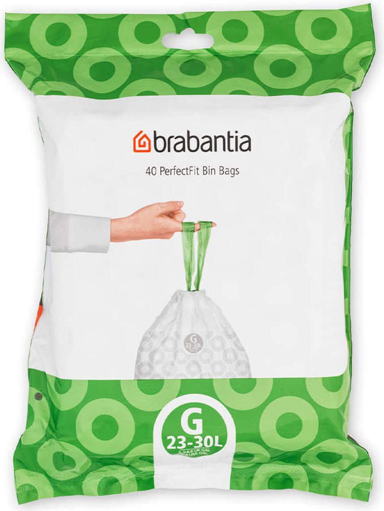 Brabantia PerfectFit Müllbeutel Typ G 25-30 L, 40 Stck Produktbild 4