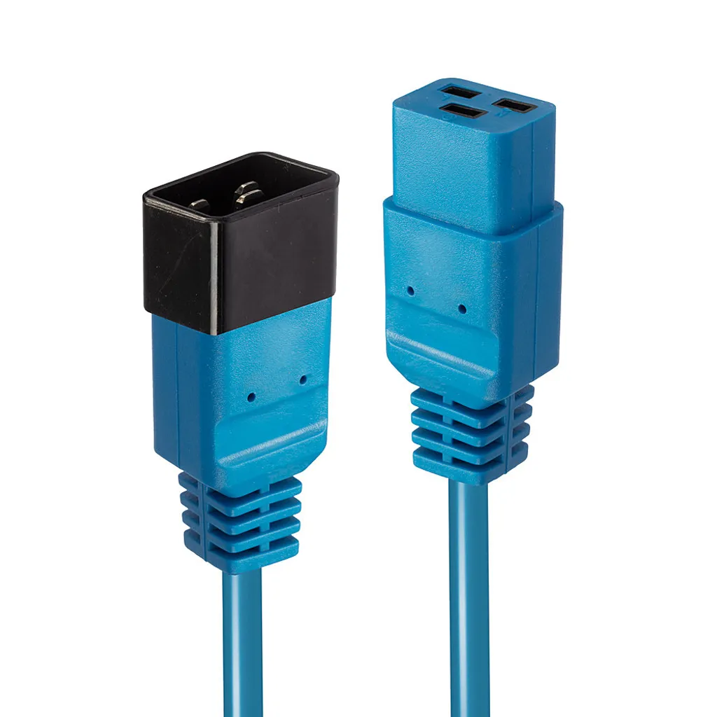 Power Extension Lindy C19/C20 Blu 3m | Performance 16A Top Level