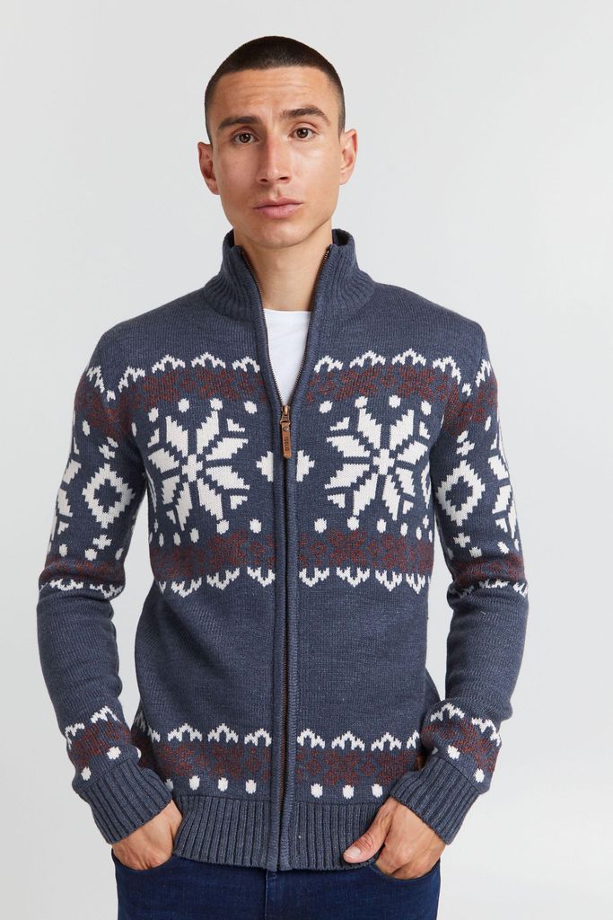 !Solid SDNoran Herren Strickjacke Cardigan Grobstrick mit Produktbild 