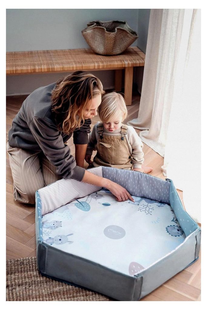 PASTEL Spielbogen mit Krabbelmatte 3-in-1 für Babys ab der Geburt